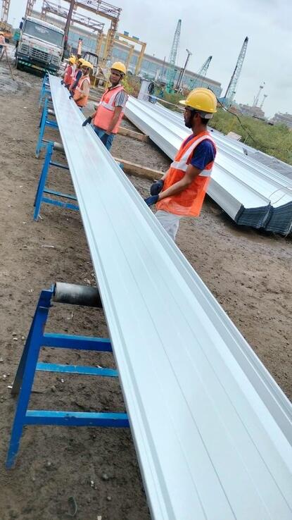 Industrial roofing project by Rishonn &amp; Reyansh at